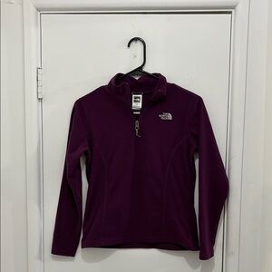The North Face Purple Quarter-Zip Pullover